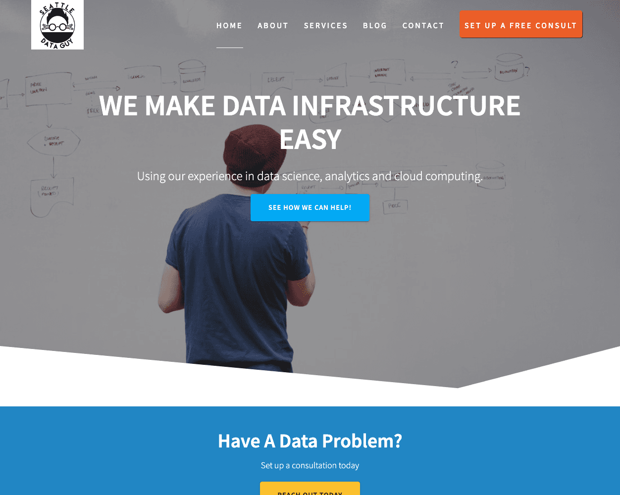 Screenshot of Seattle Data Guy Website