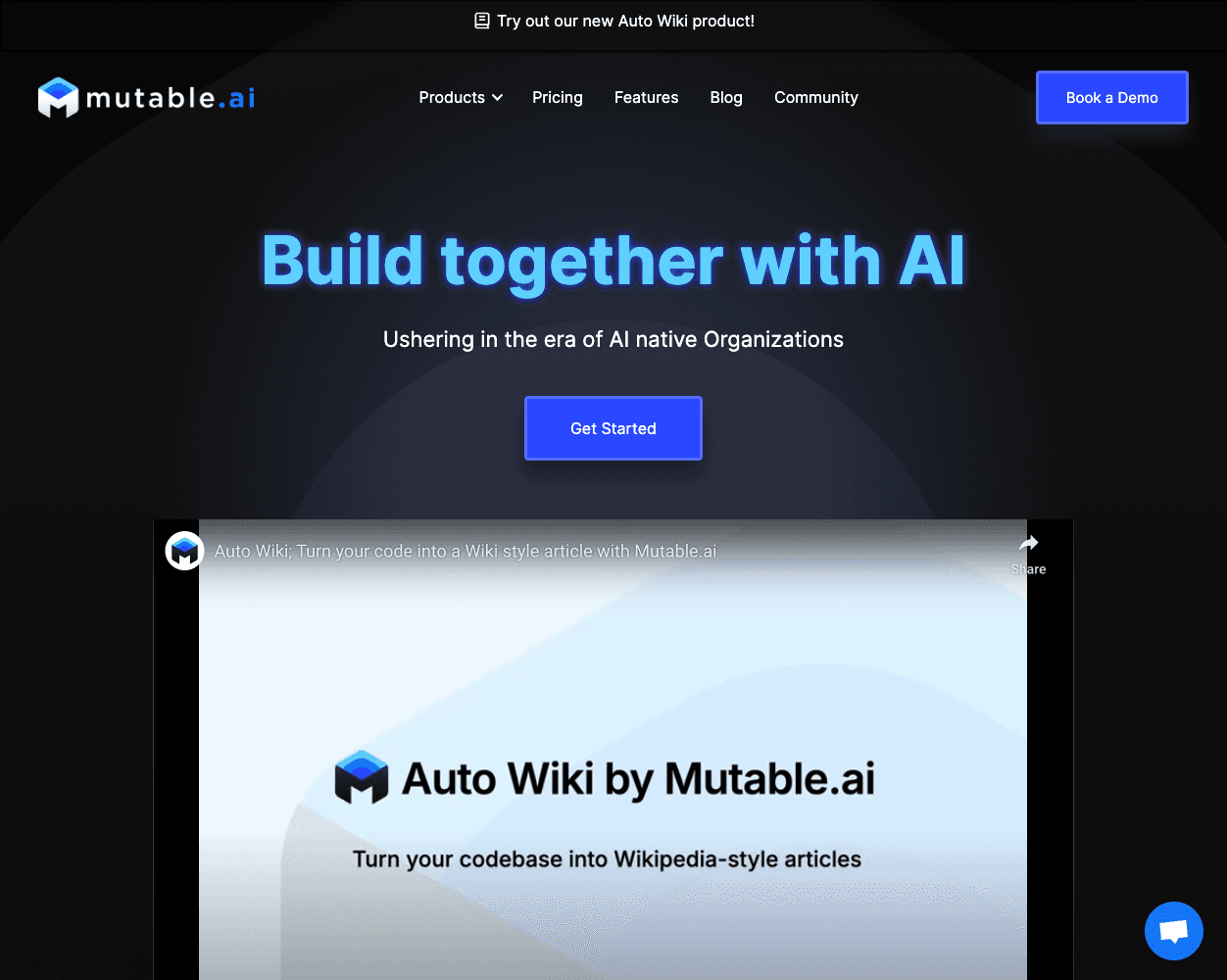 Screenshot of Mutable.ai Website