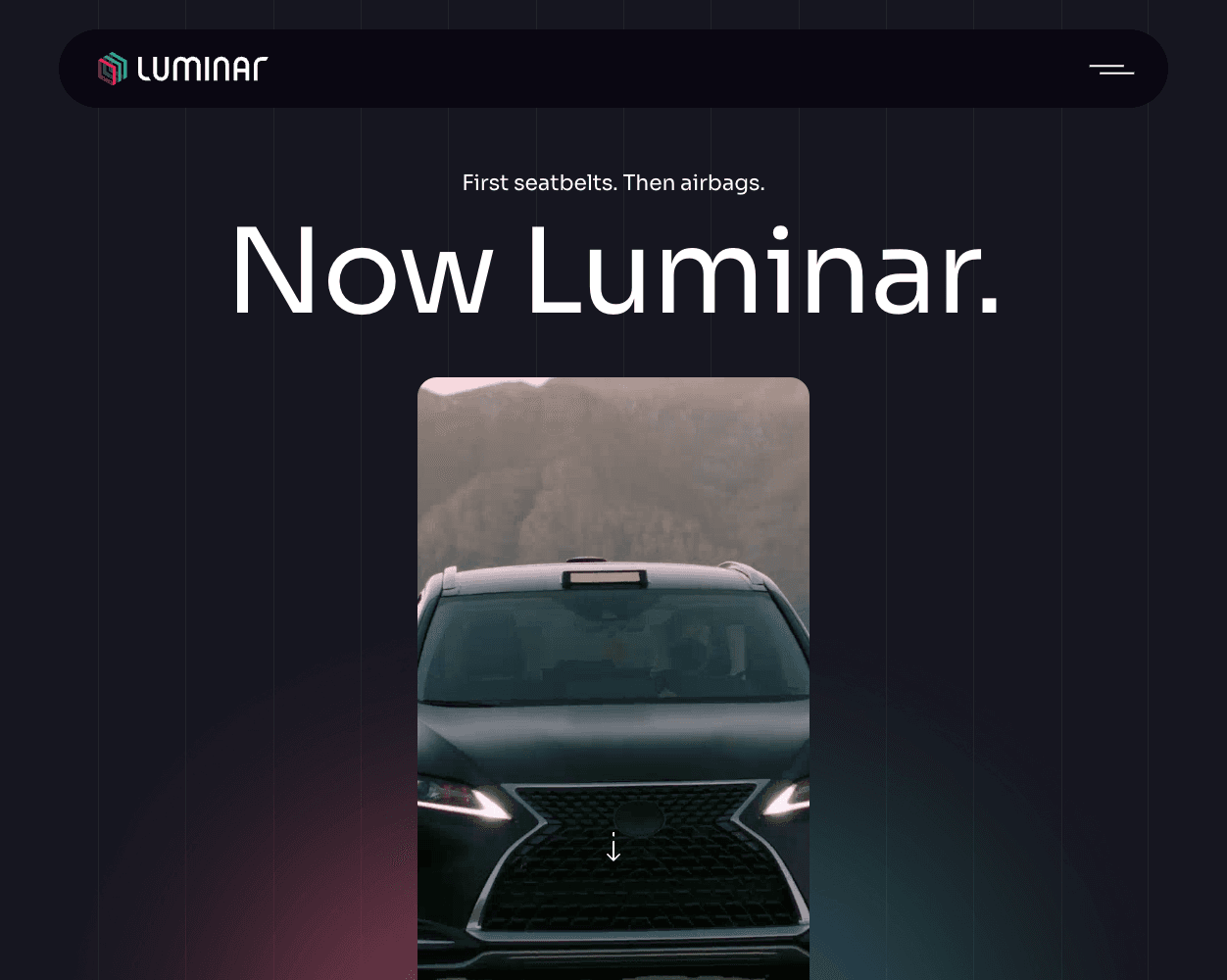 Screenshot of Lumniar Website