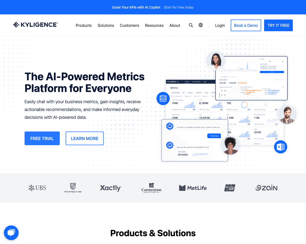 Kyligence screenshot
