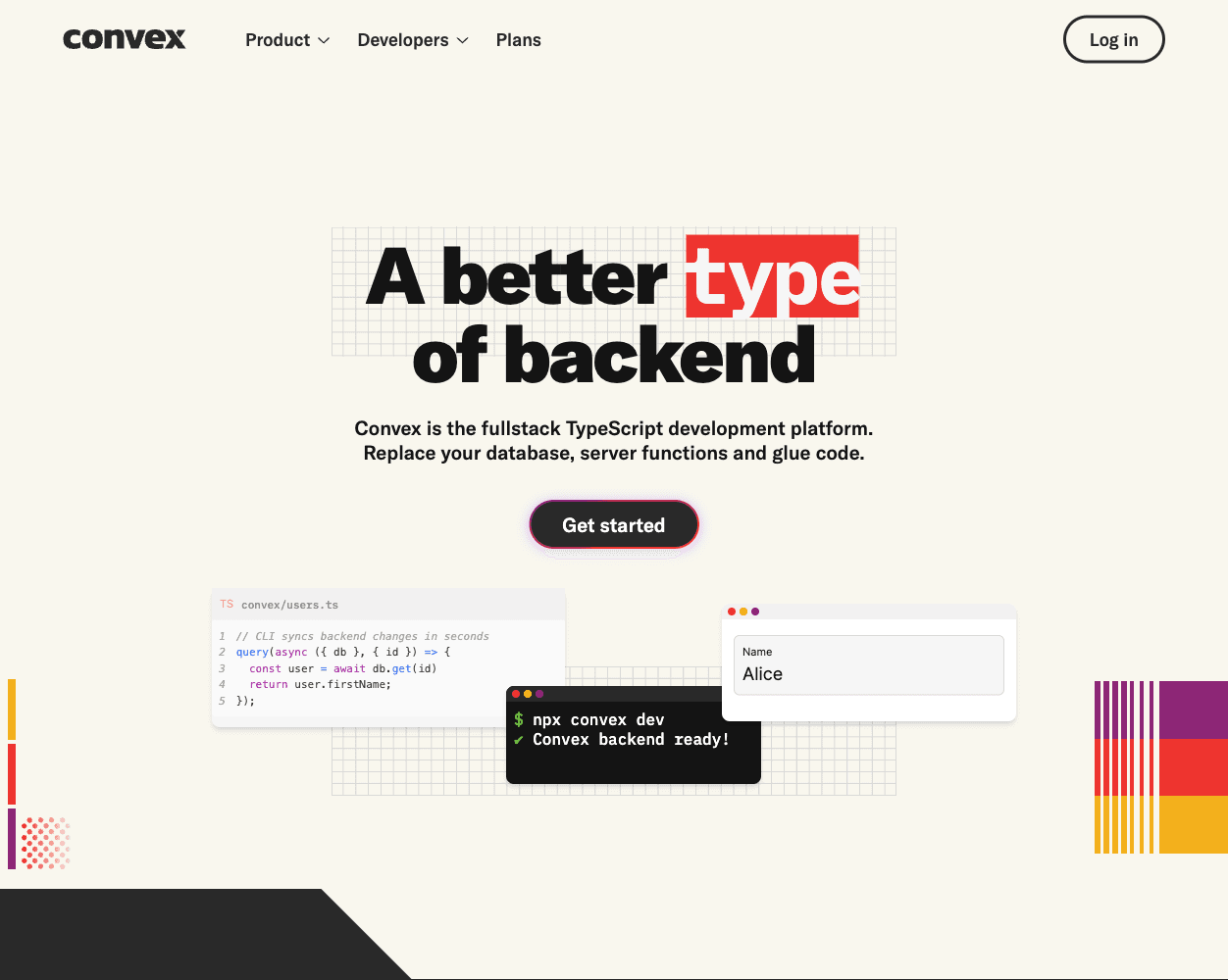 Convex screenshot
