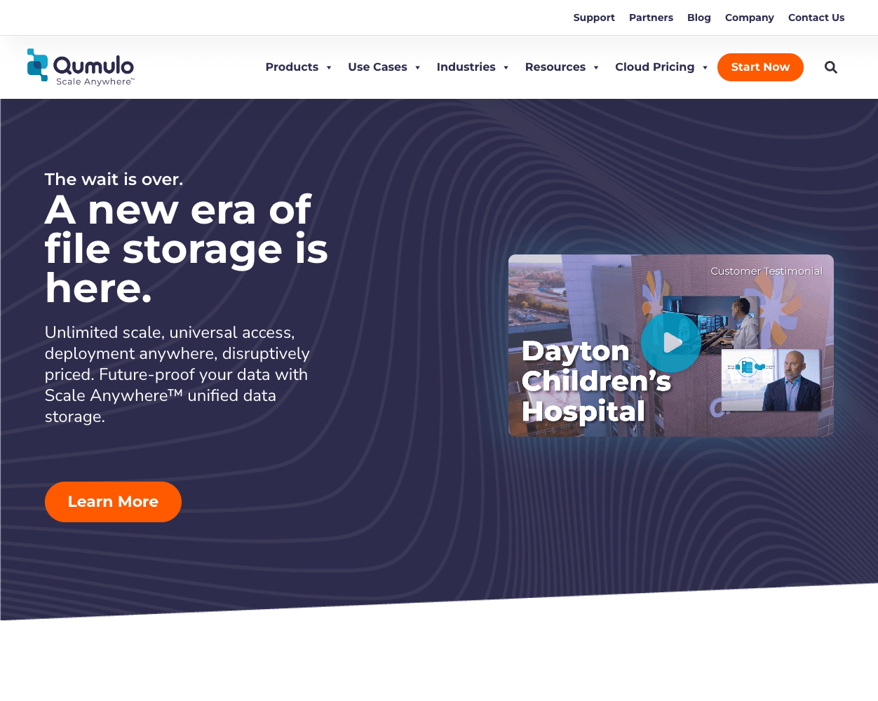 Qumulo screenshot