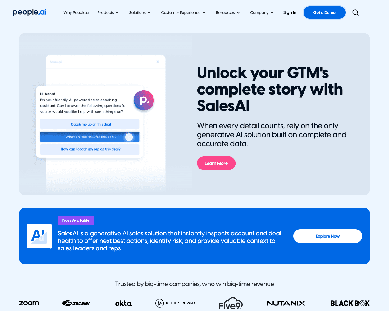 People.ai screenshot