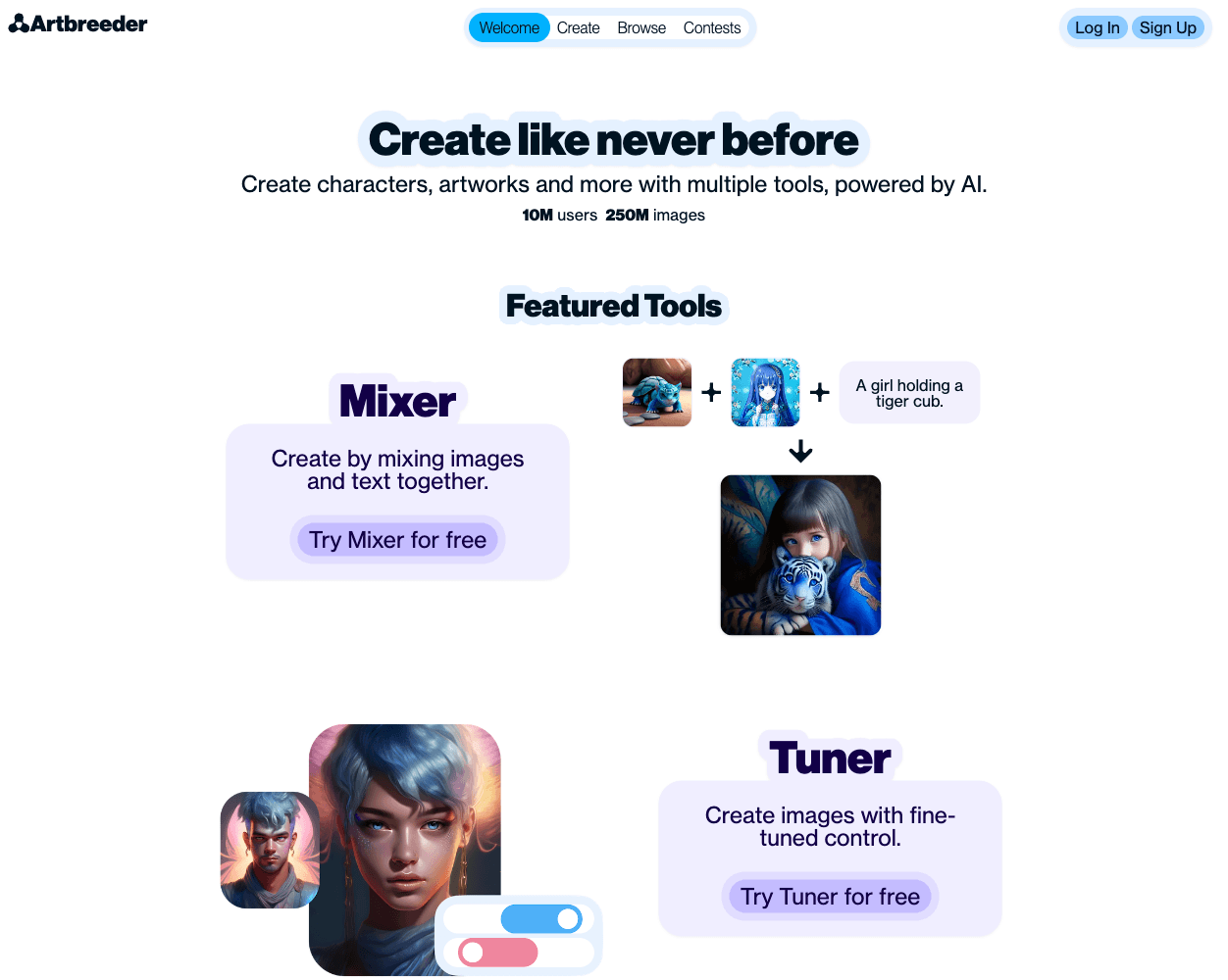 Artbreeder screenshot