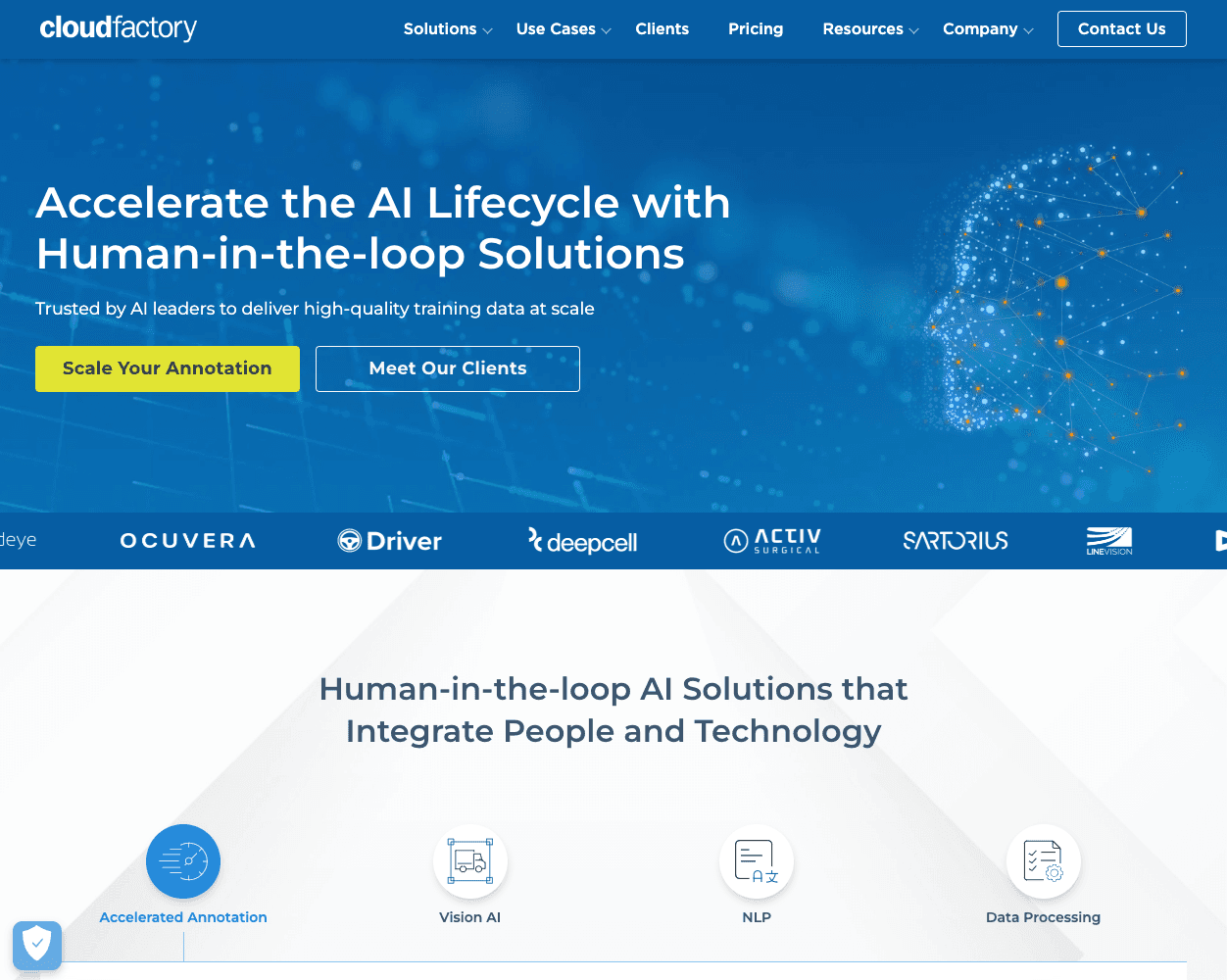 CloudFactory screenshot