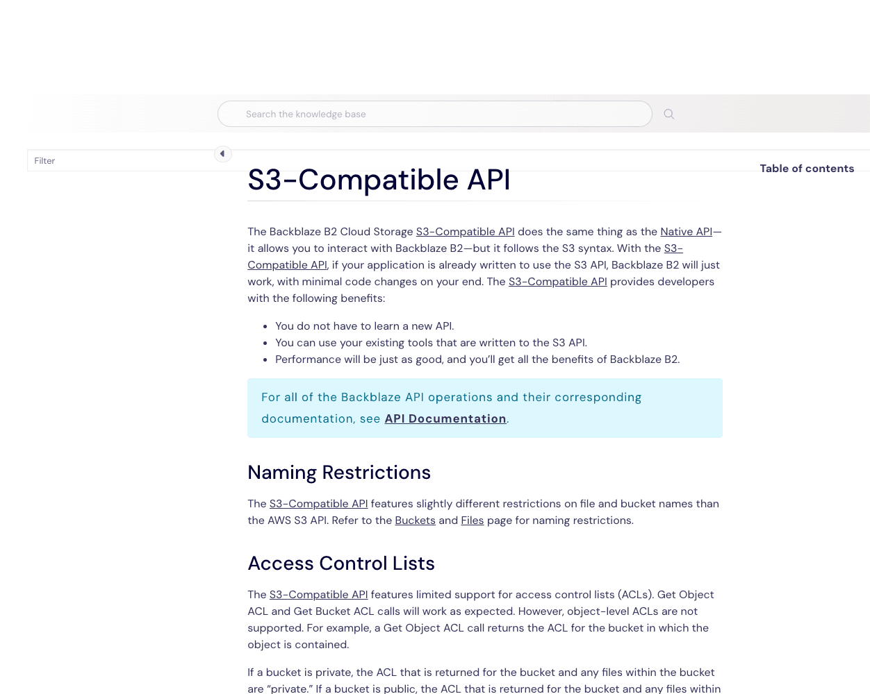 Backblaze screenshot