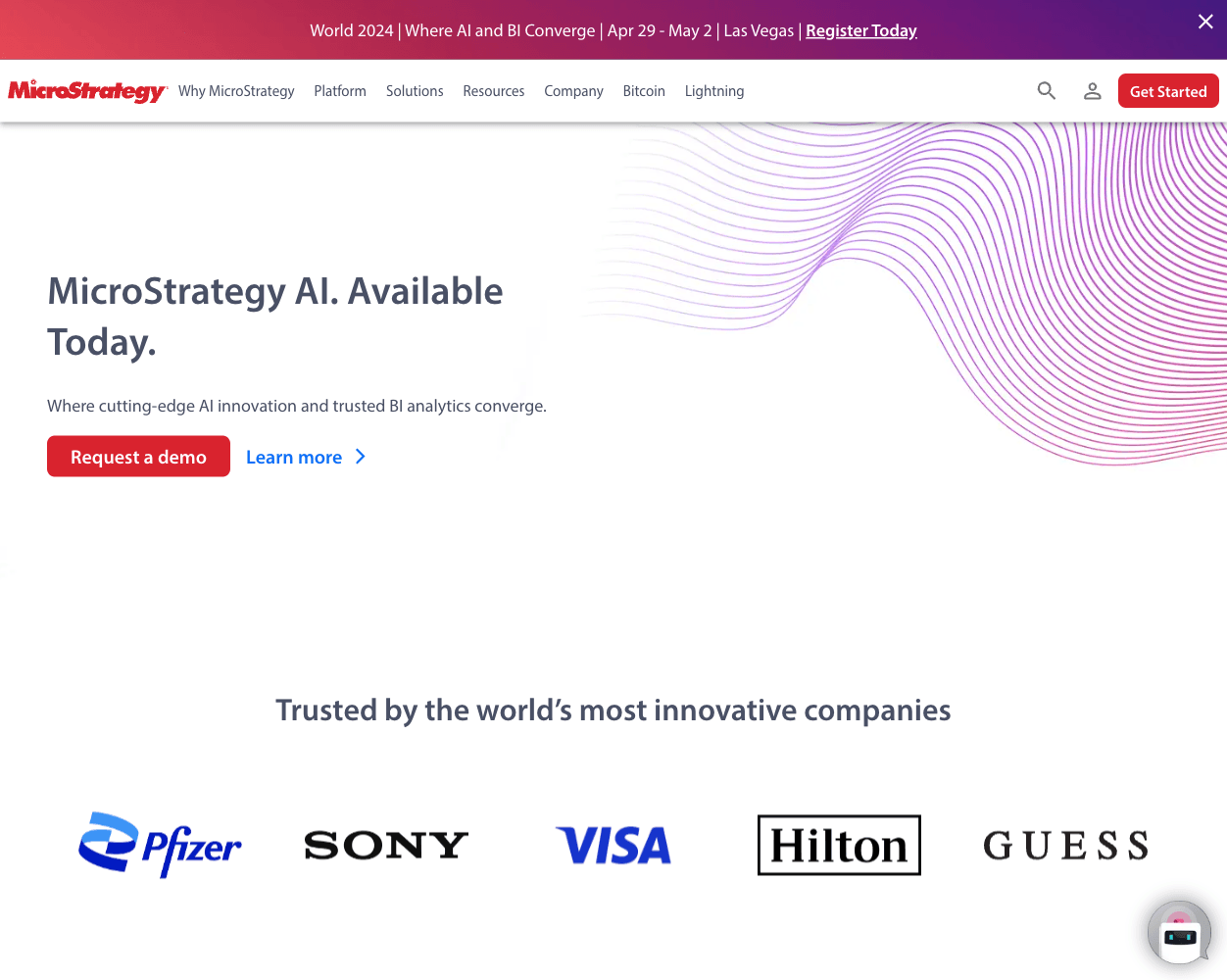 Microstrategy screenshot