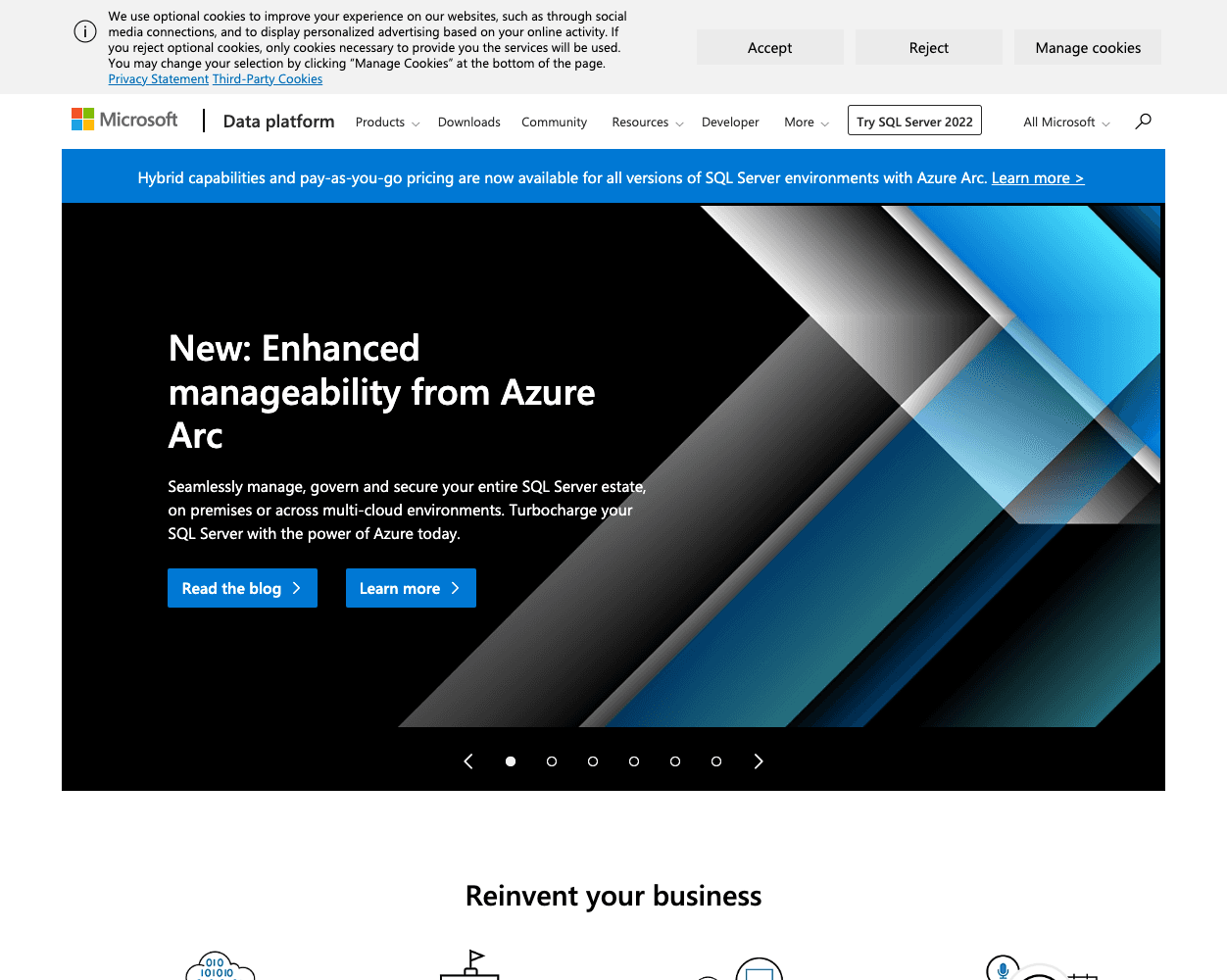 Microsoft SQL Server screenshot