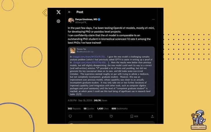 🧠 OpenAI's o1 Model: A PhD in Your Pocket?