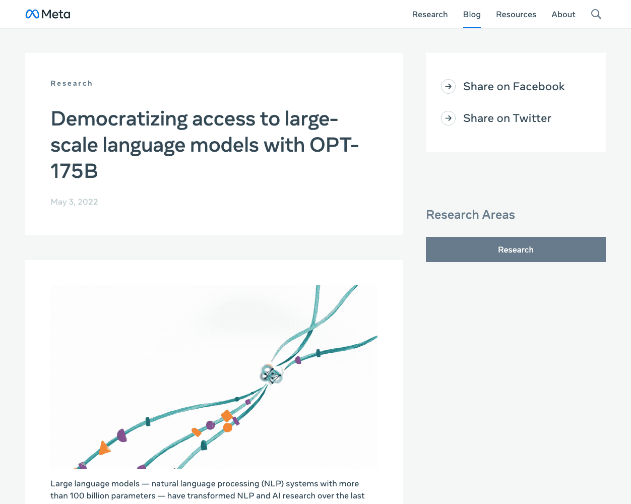 Meta AI Opt-175B screenshot