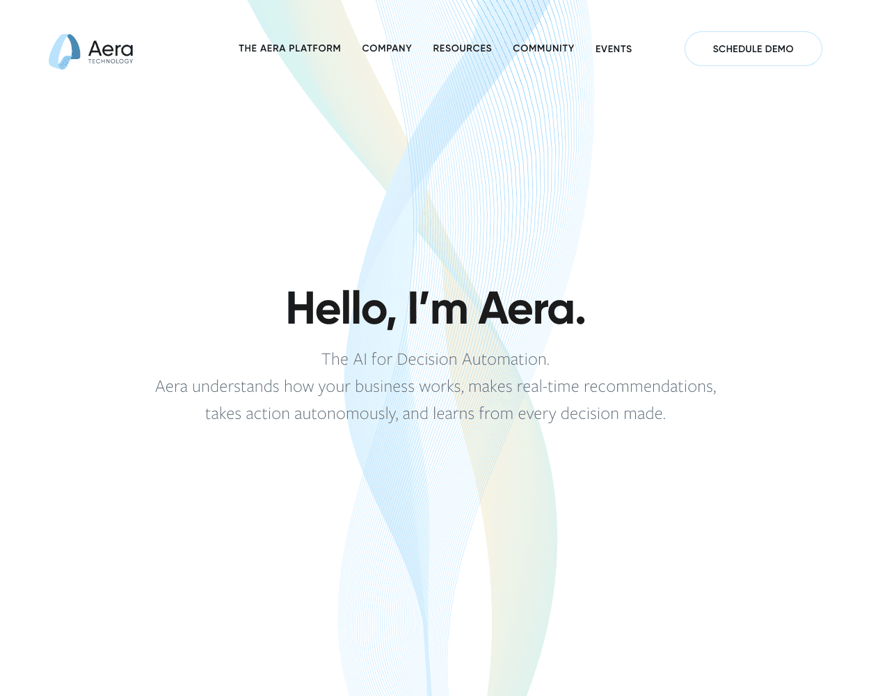 Aera Technology screenshot