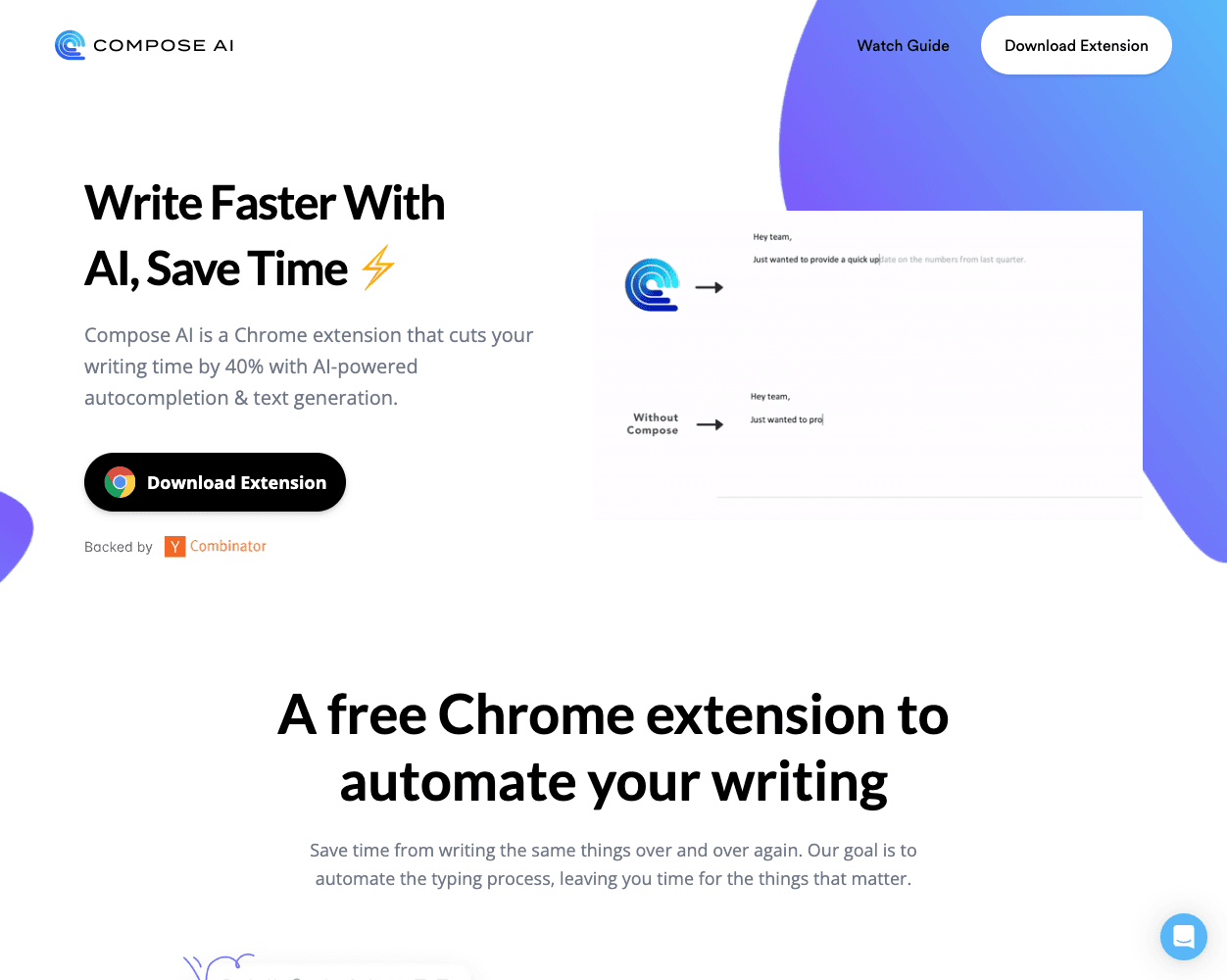 Compose.ai screenshot