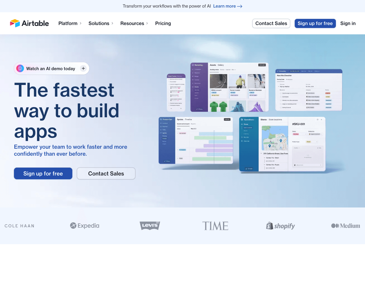 Airtable screenshot