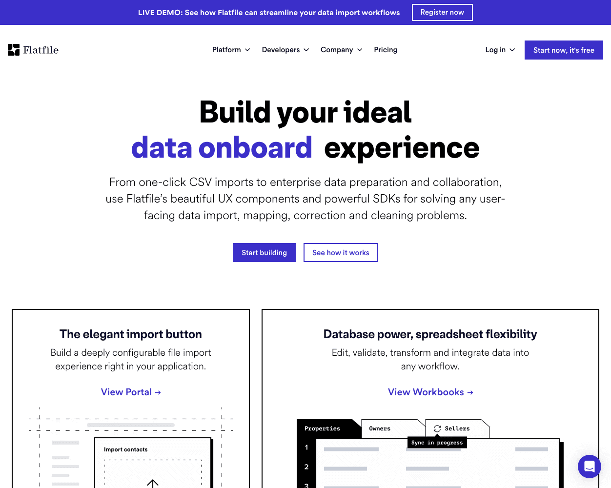 Flatfile screenshot