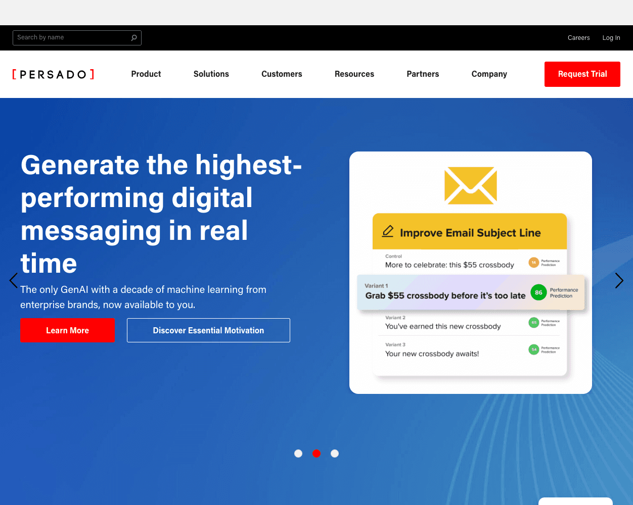 Persado screenshot