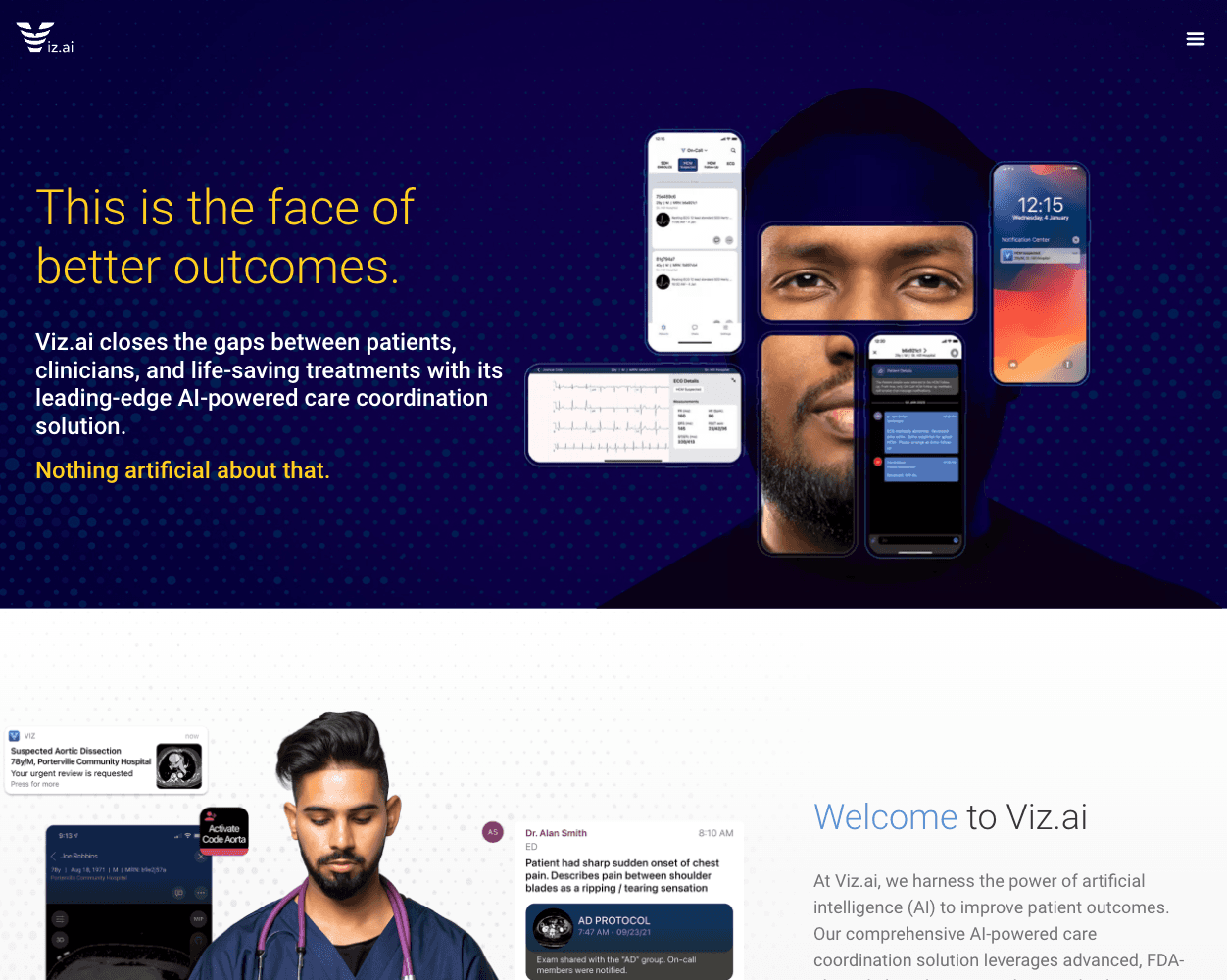 Viz.ai screenshot