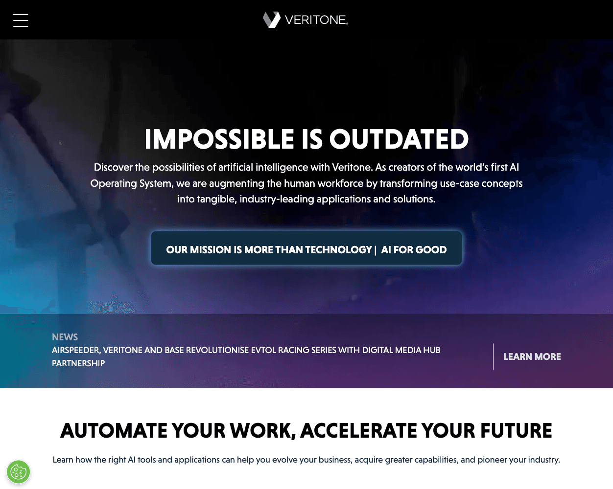 Veritone screenshot