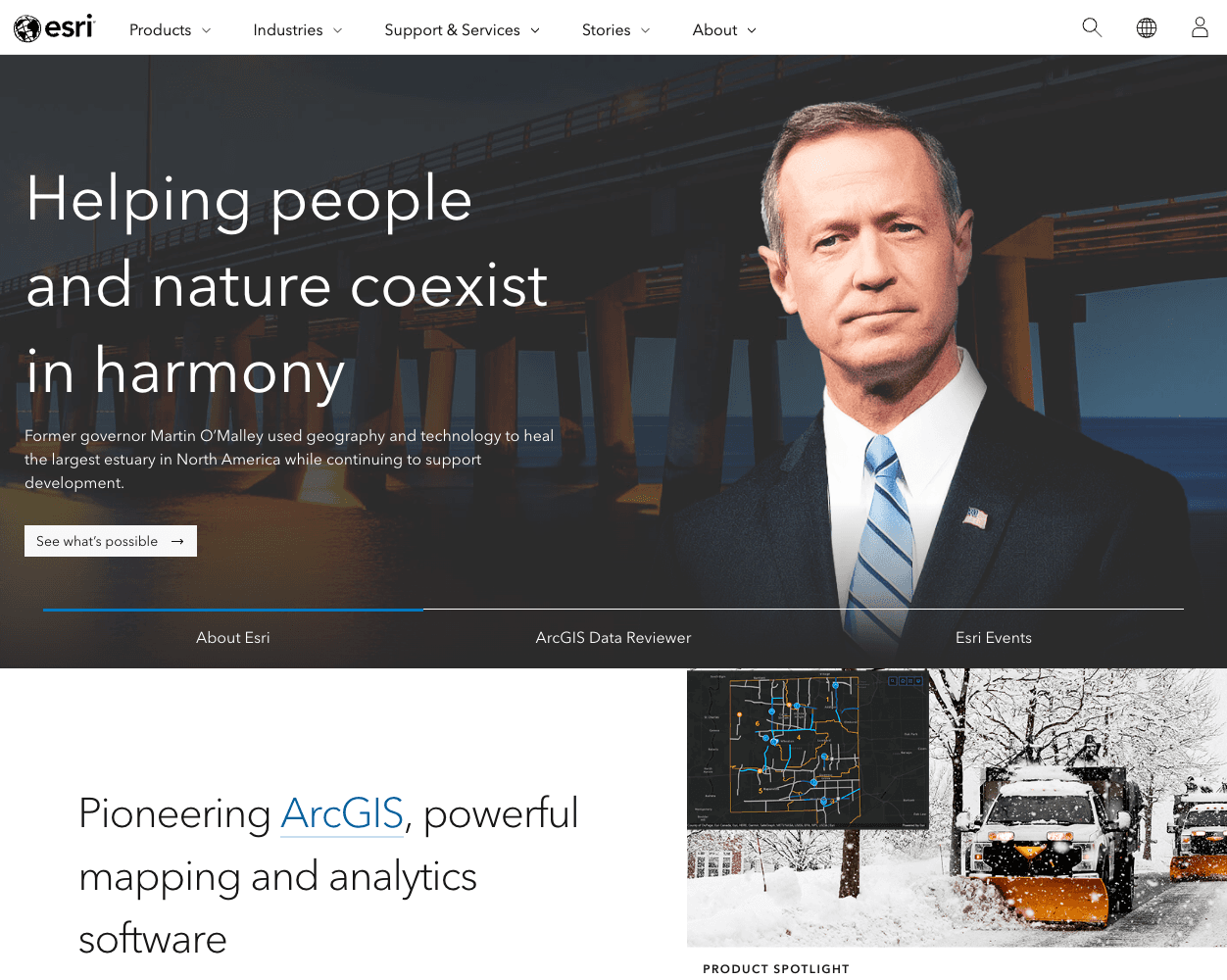 Esri screenshot