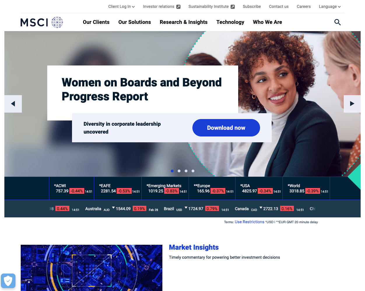 MSCI screenshot