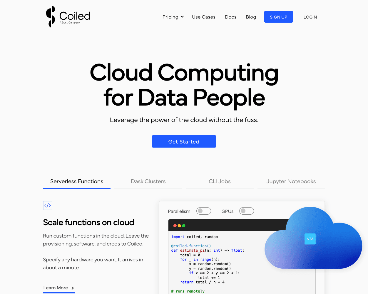 Coiled screenshot