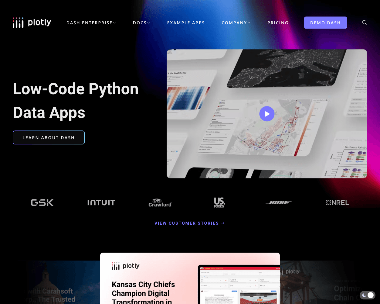 Plotly screenshot