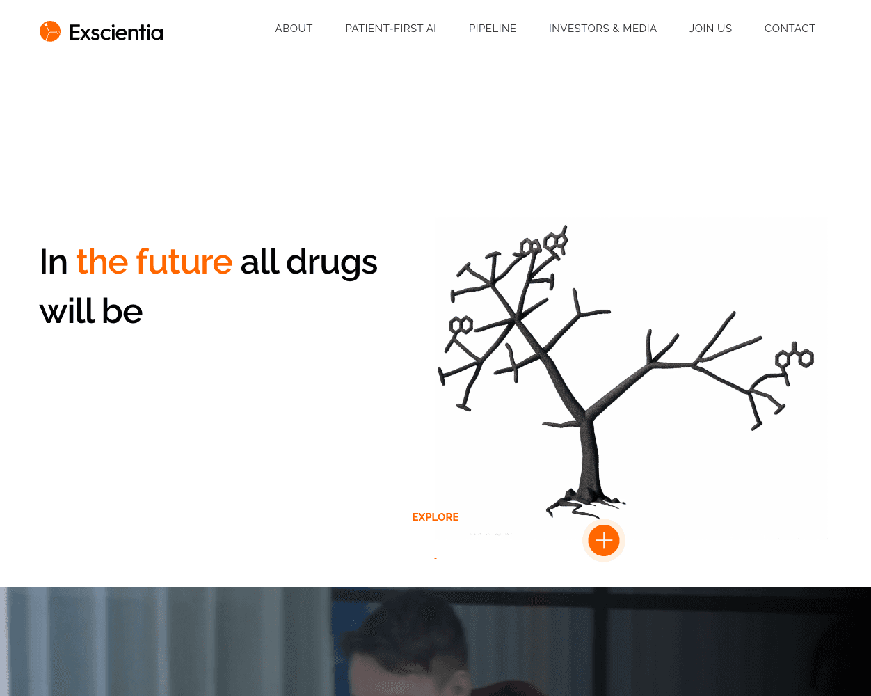 Exscientia screenshot