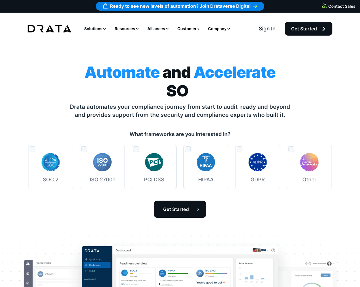 Drata screenshot