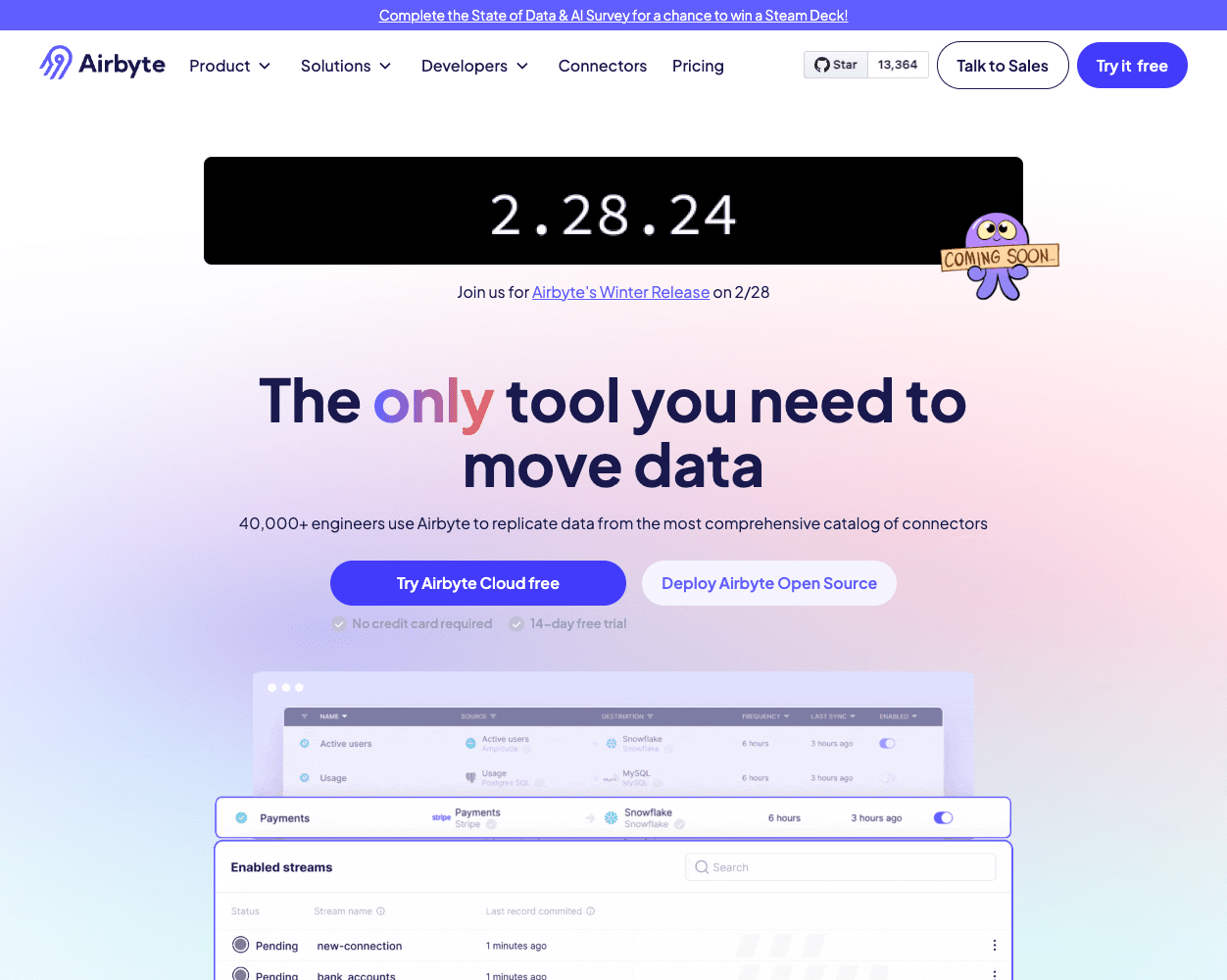Airbyte screenshot