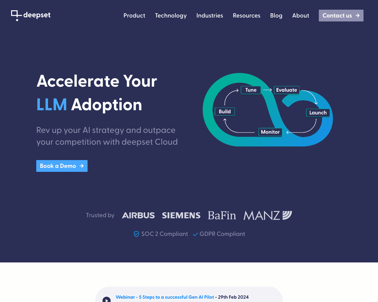 Deepset screenshot