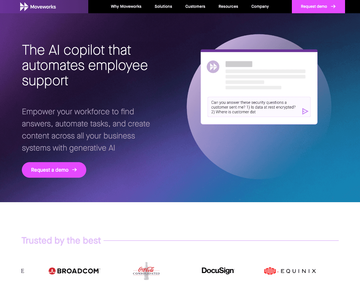 Moveworks screenshot