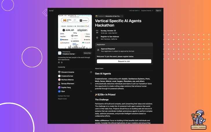 🏆 Vertical Specific AI Agents Hackathon: May the Odds Be Ever in Your Favor