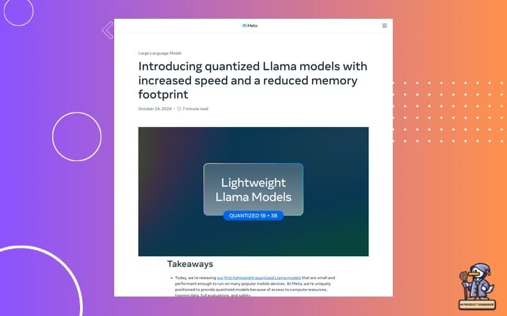 🔧 Meta's Quantization Breakthrough