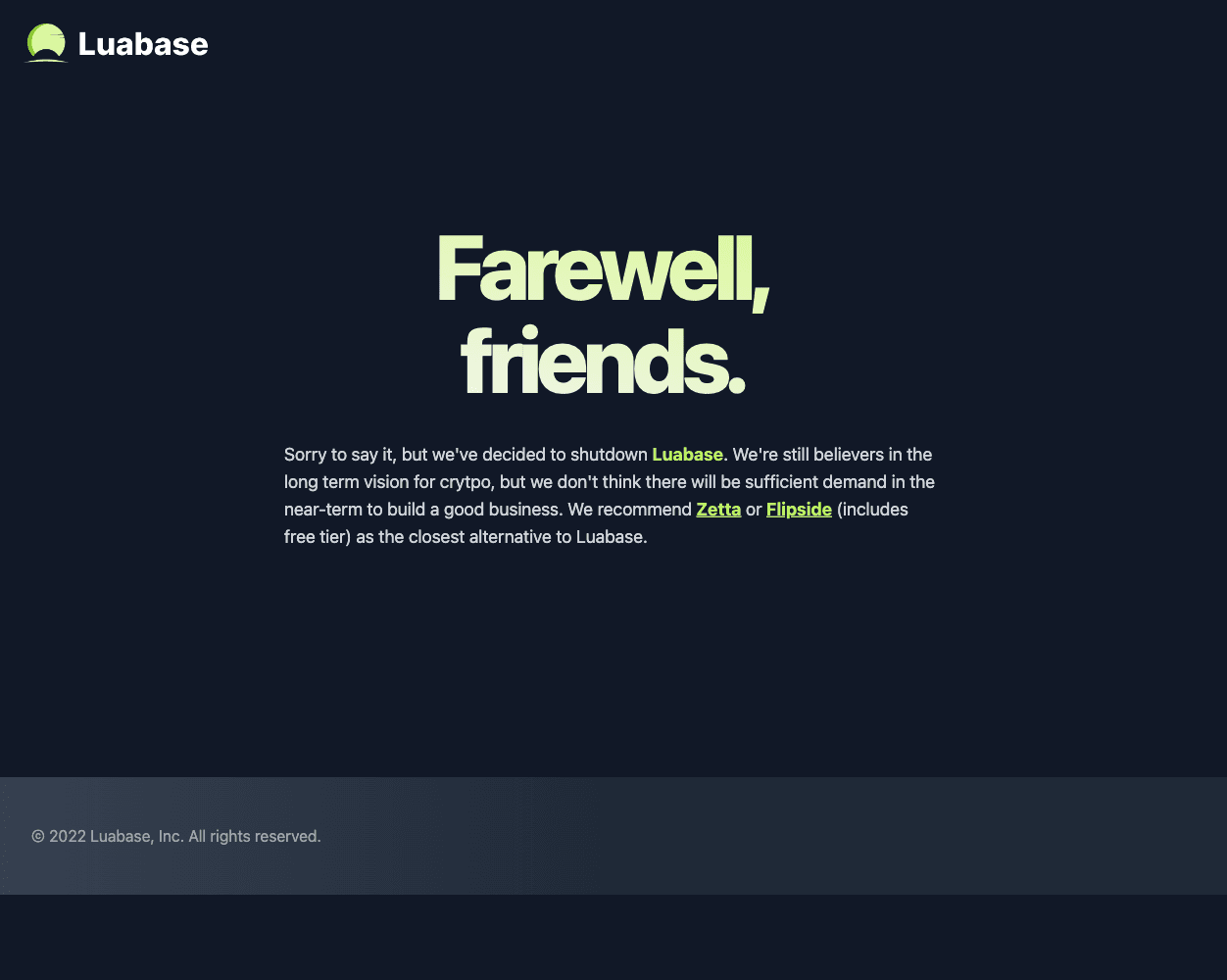 Luabase screenshot