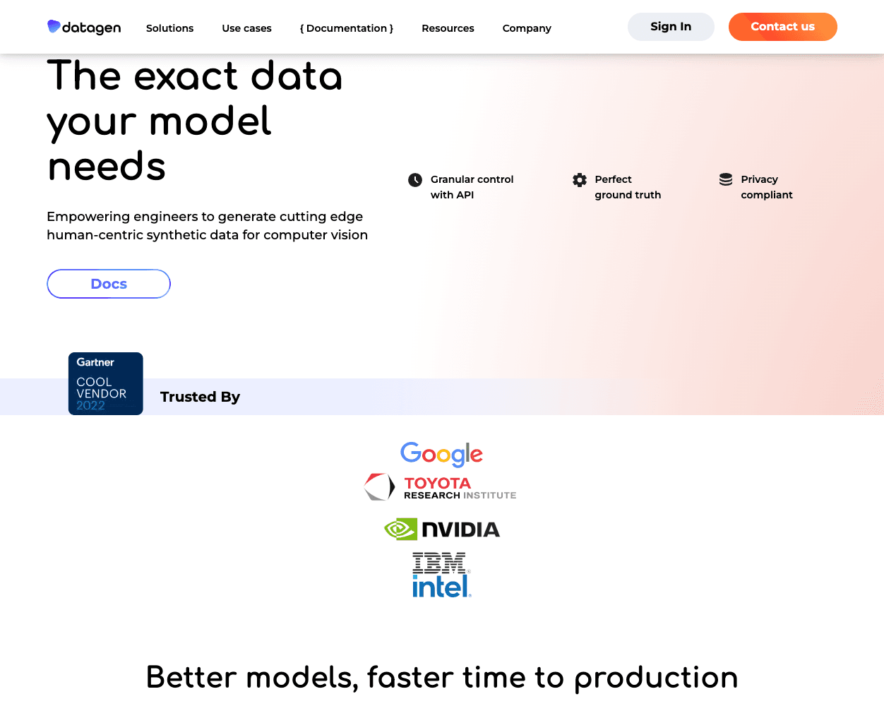 Datagen screenshot