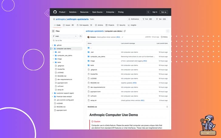 Example of Claude's computer control