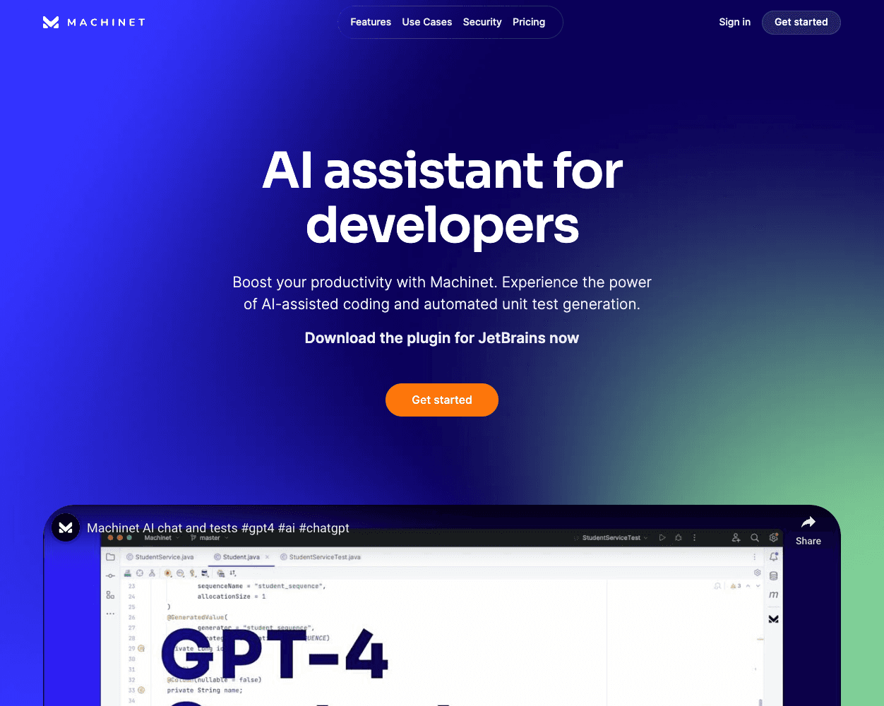 Machinet screenshot