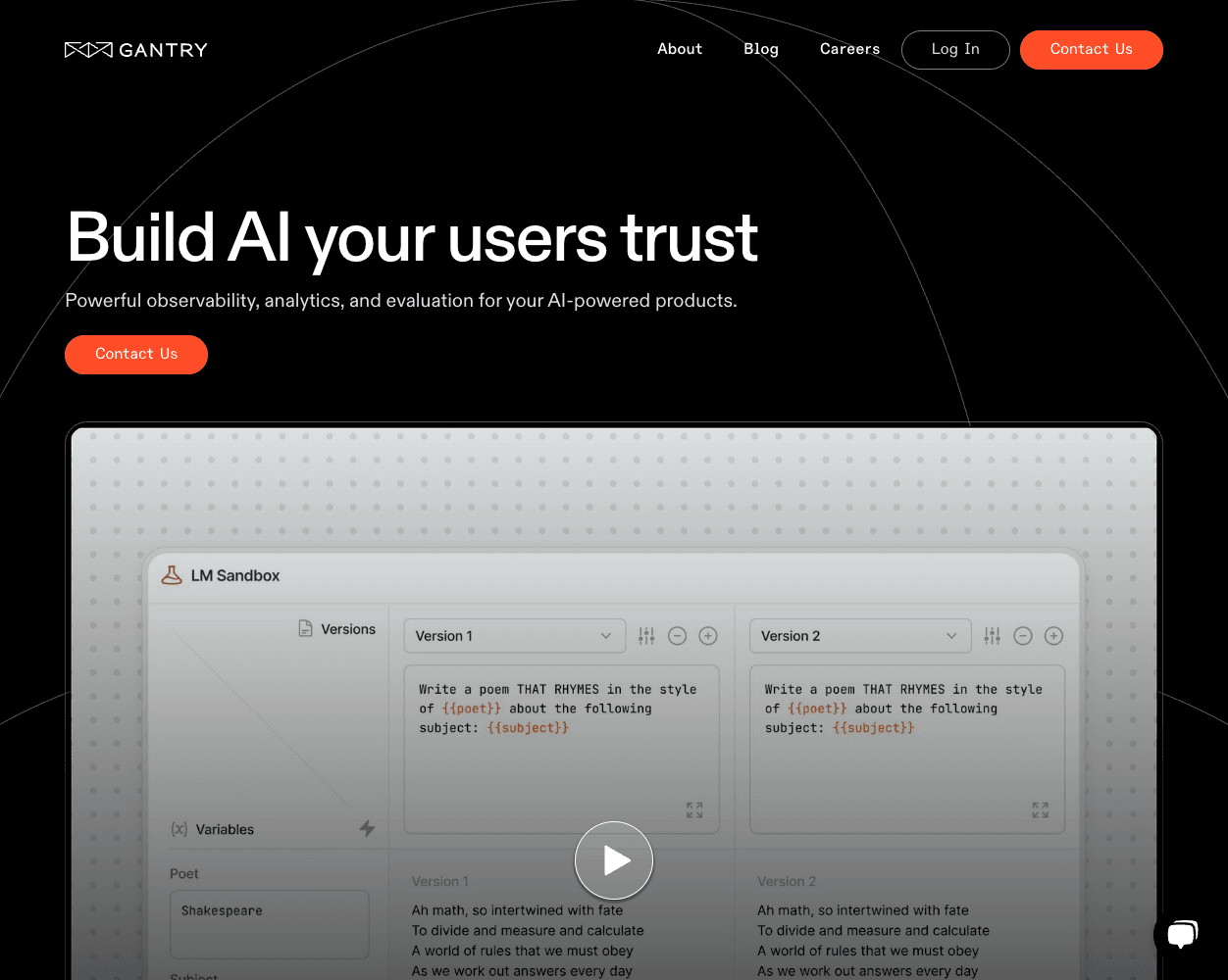 Gantry screenshot