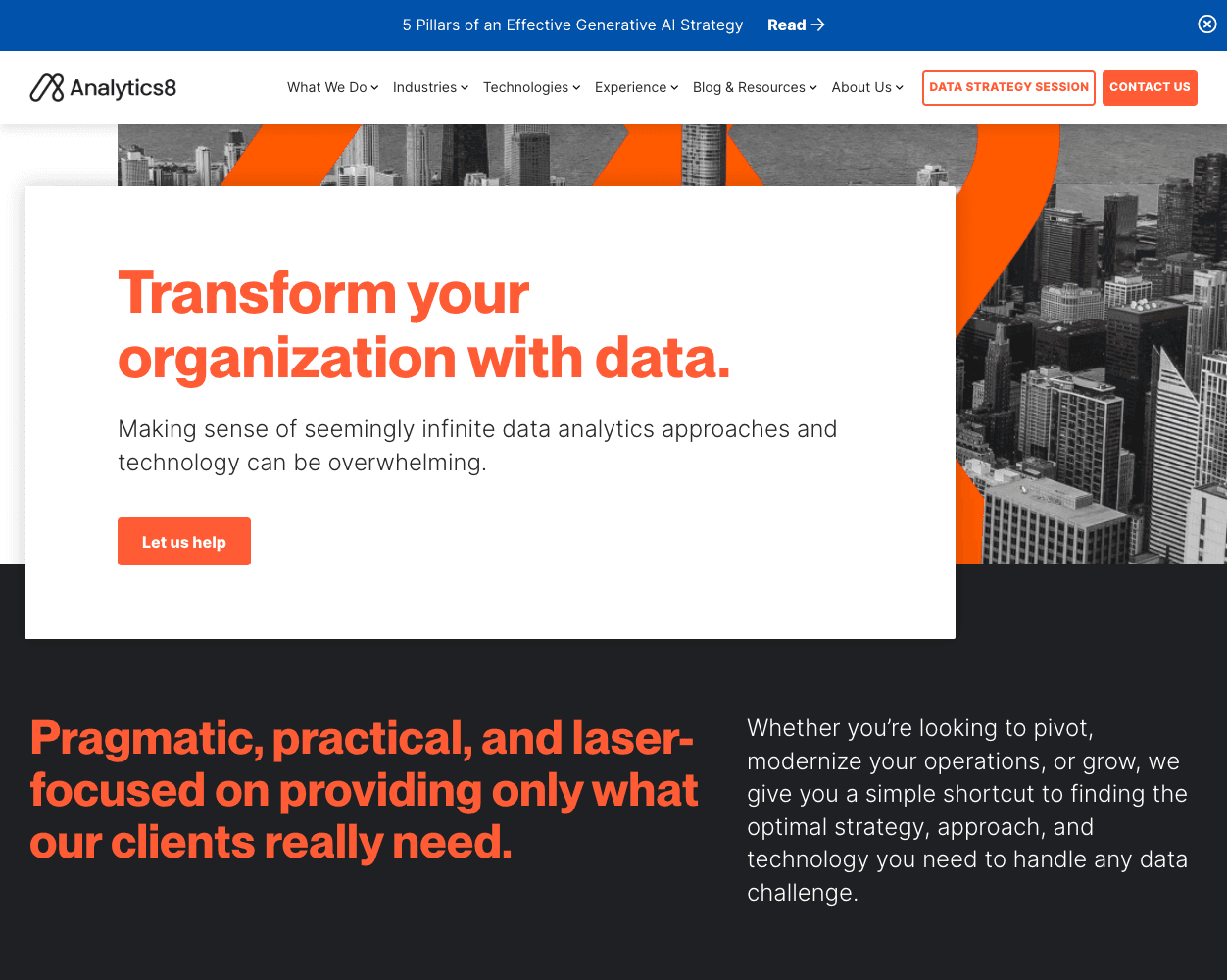 Analytics8 screenshot