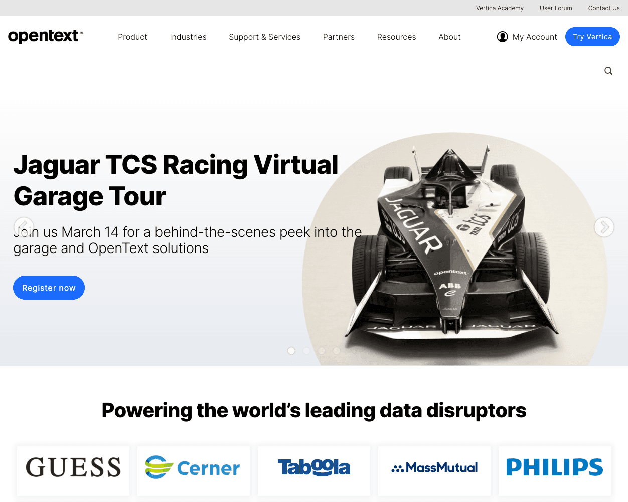 Vertica, An OpenText Company screenshot