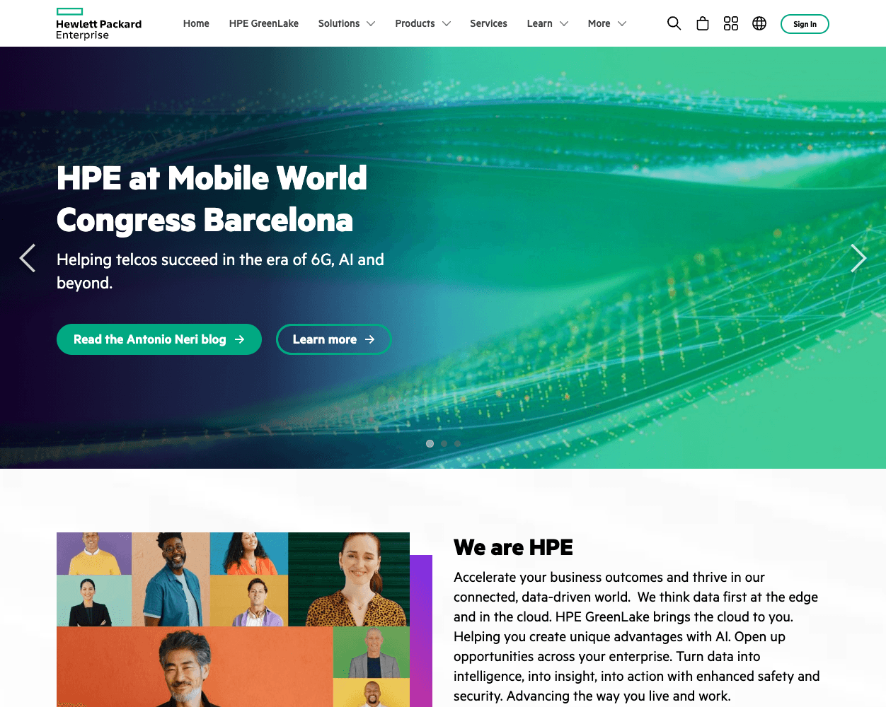 HPE screenshot