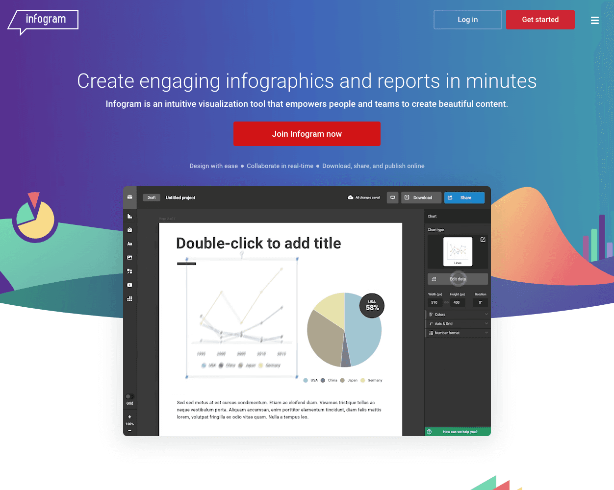 Infogram screenshot