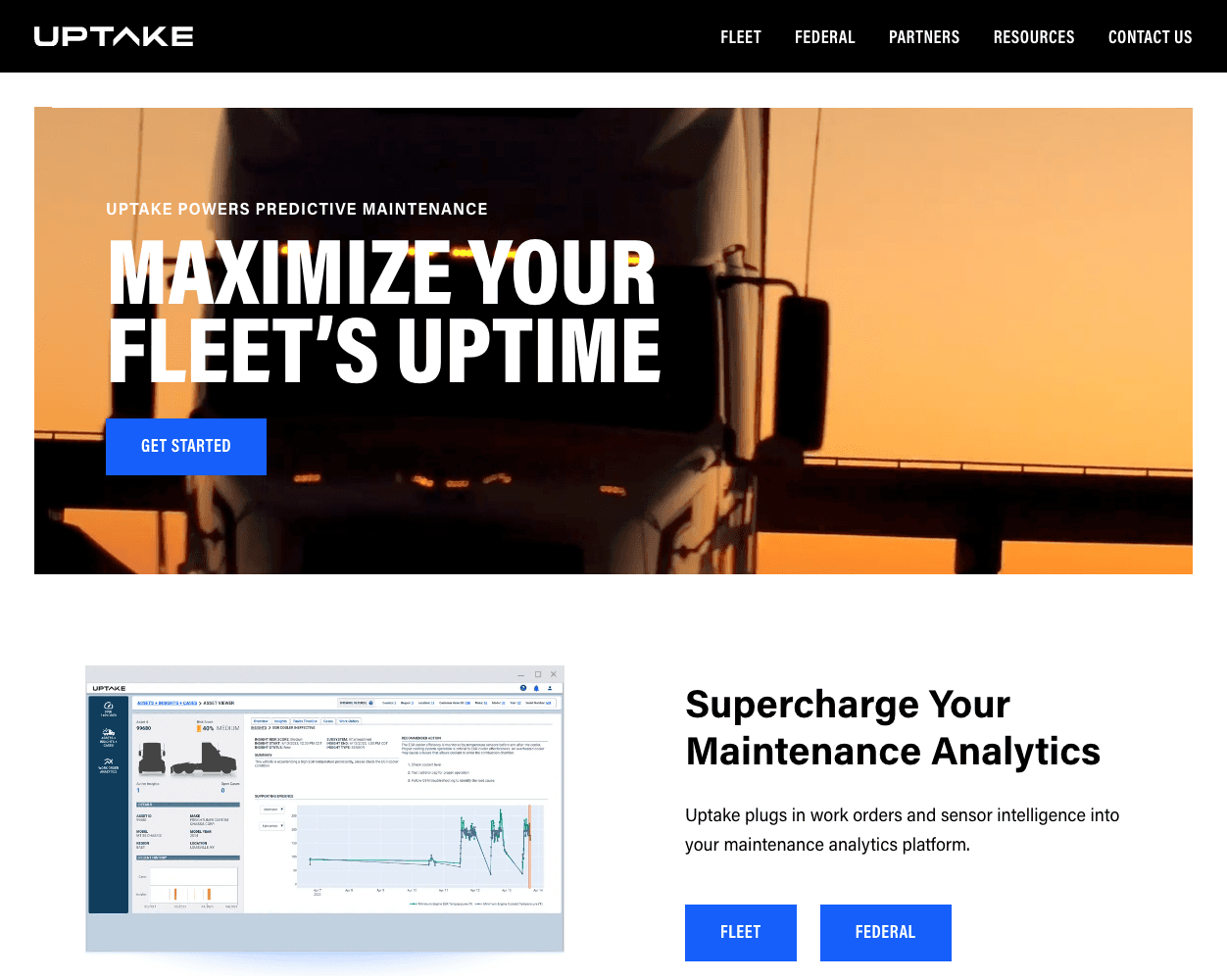 Uptake screenshot