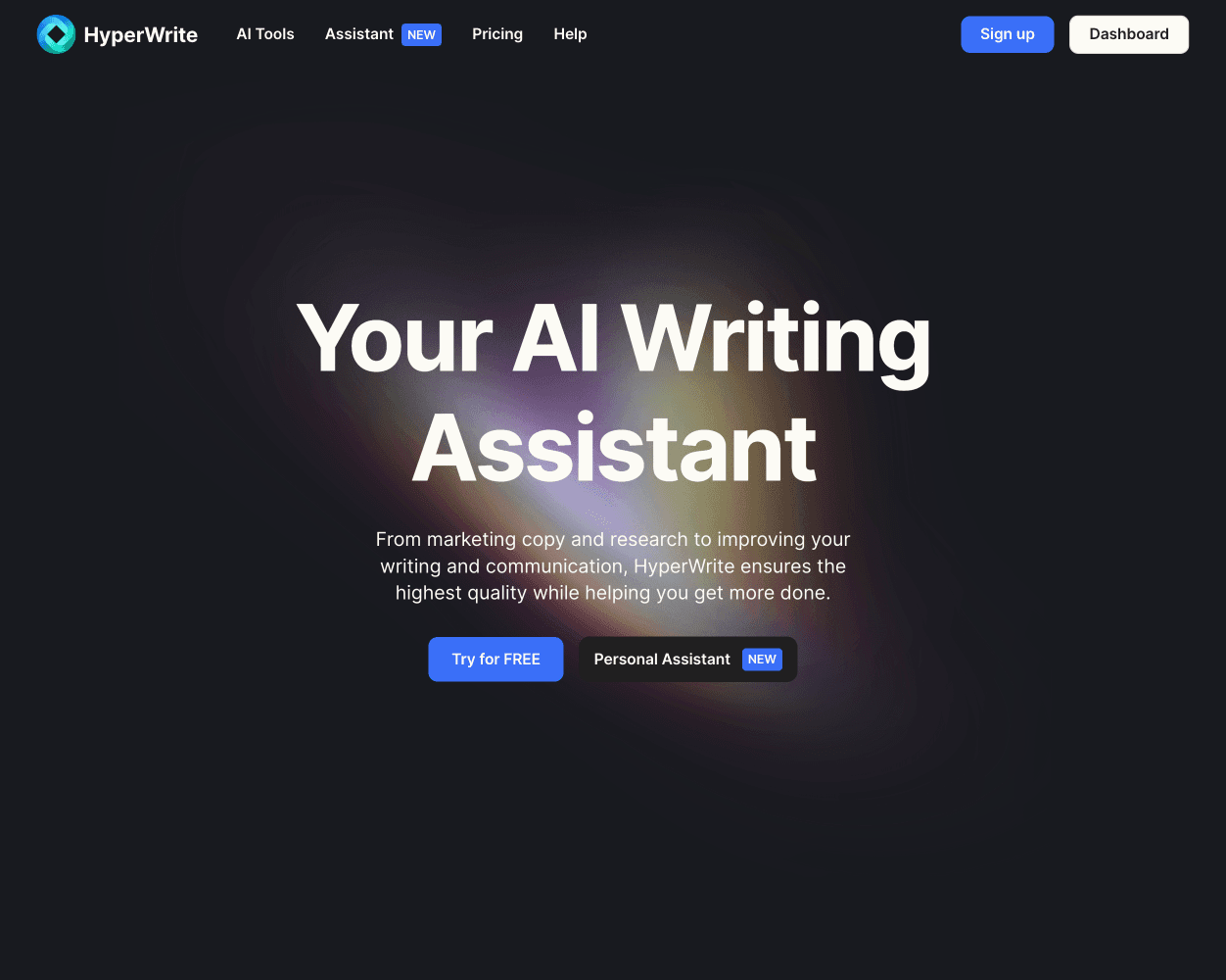 HyperWrite screenshot