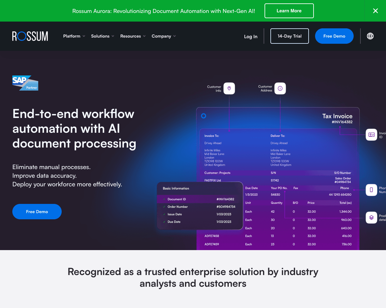 Rossum screenshot