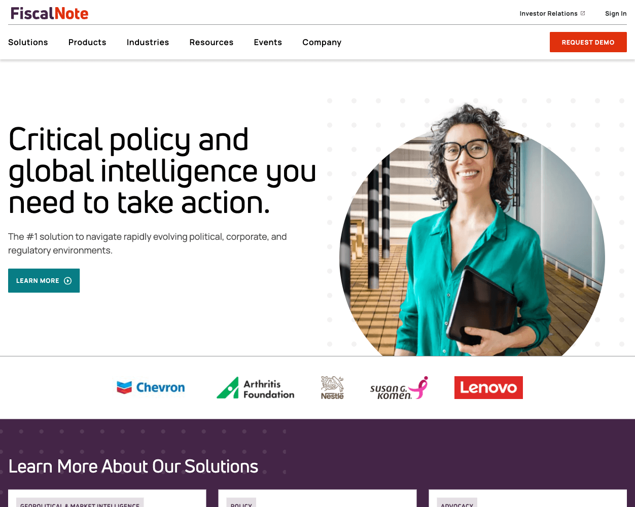 FiscalNote screenshot