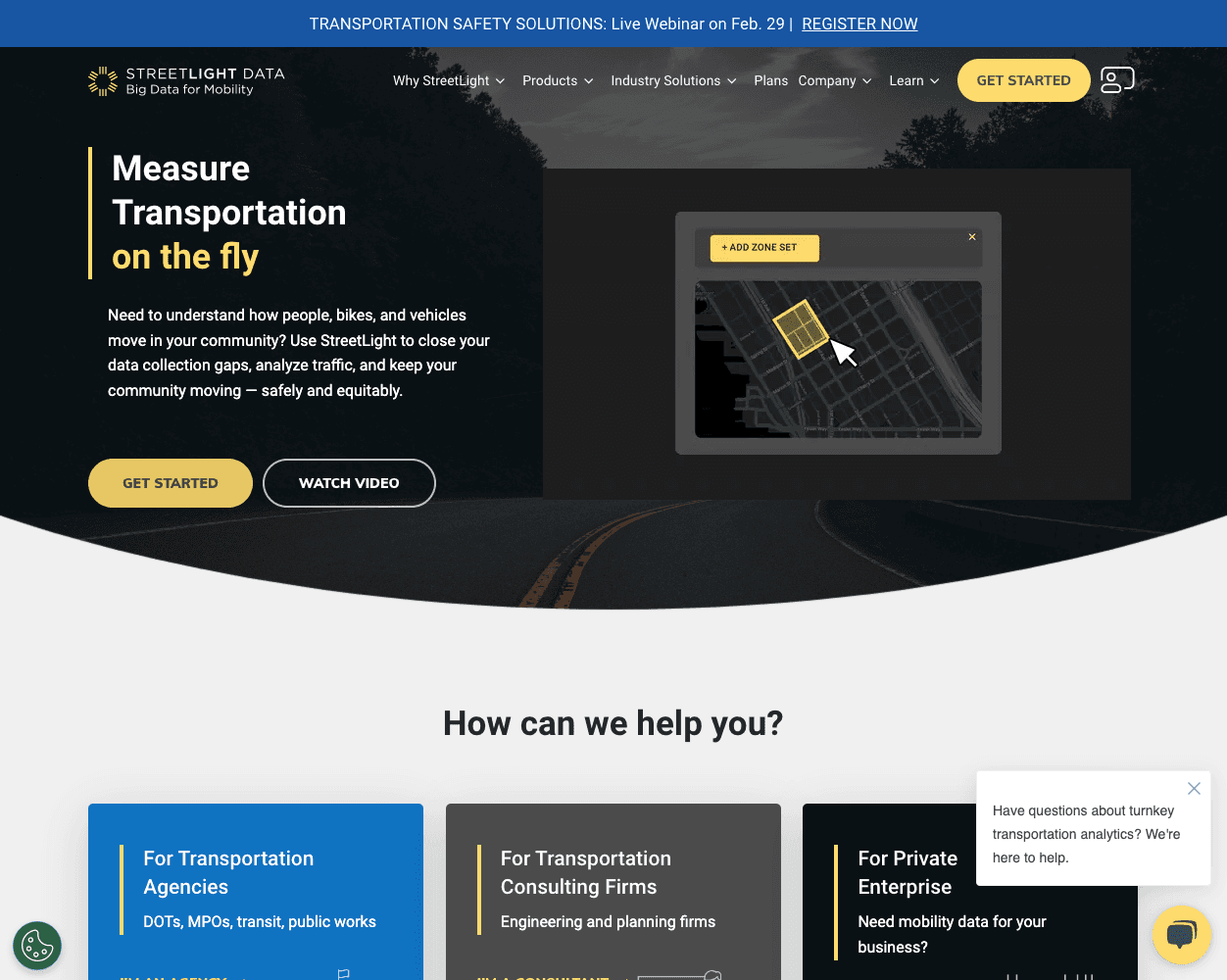 Streetlight Data screenshot