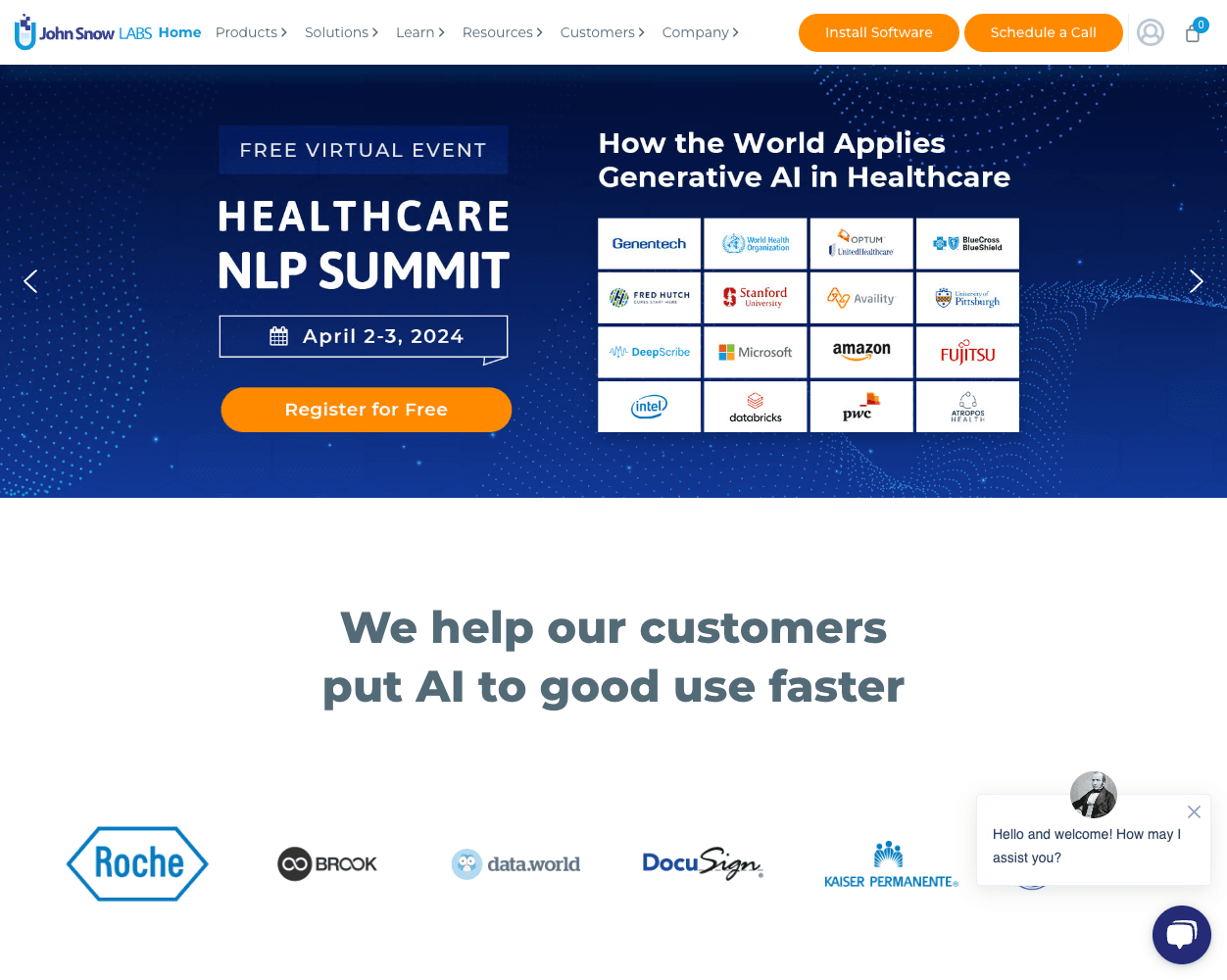 John Snow Labs screenshot