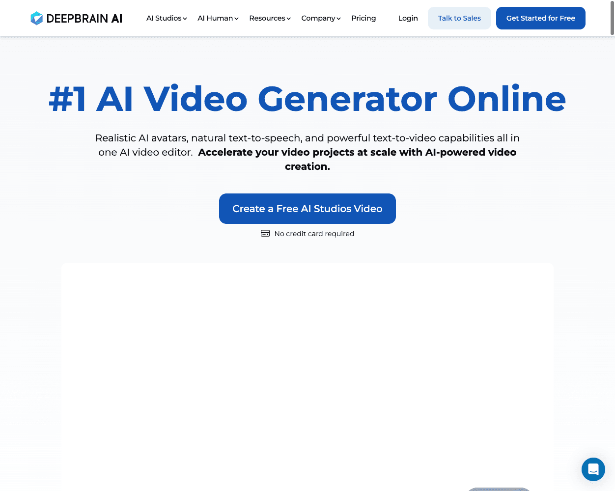 Deepbrain AI screenshot