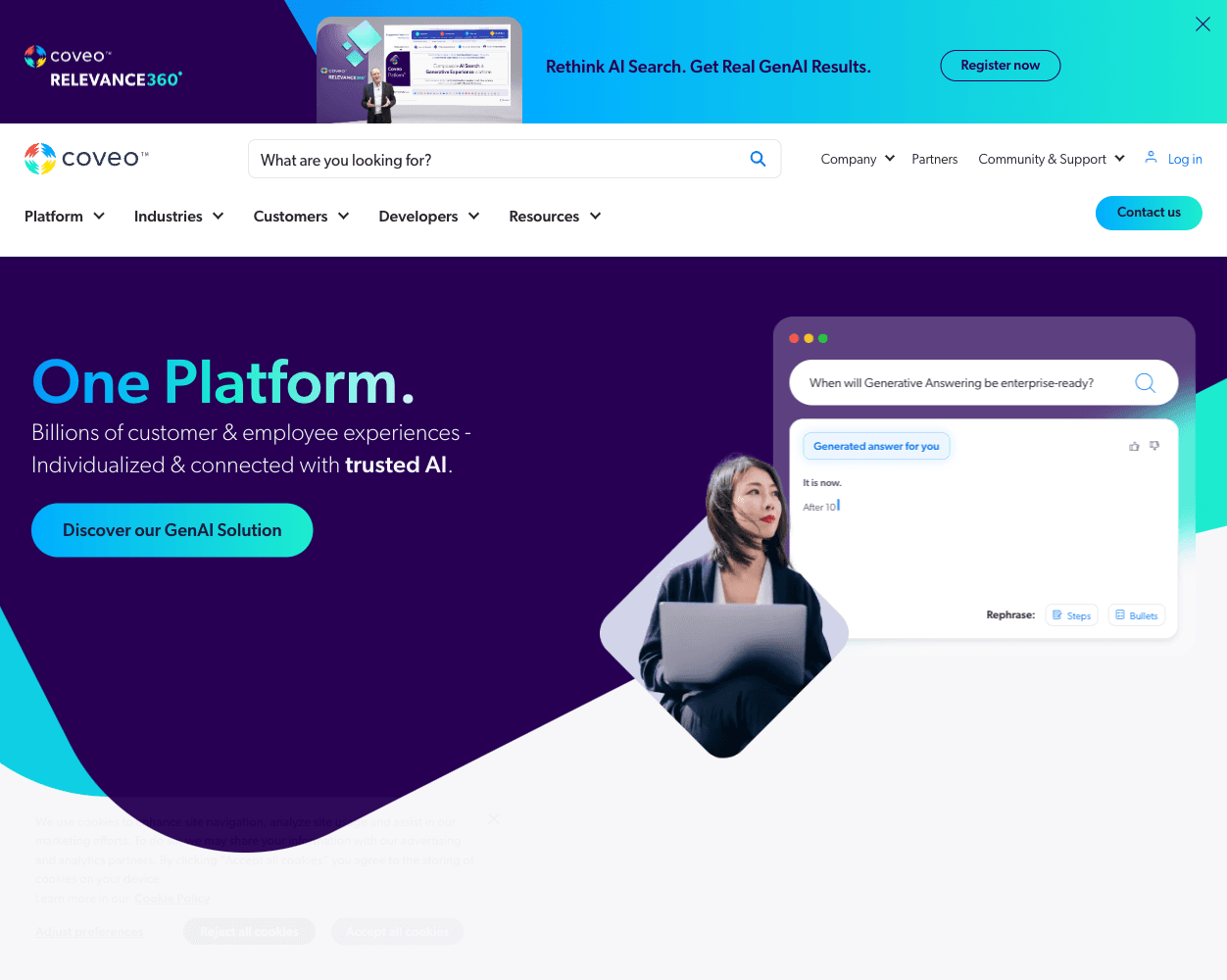 Coveo screenshot