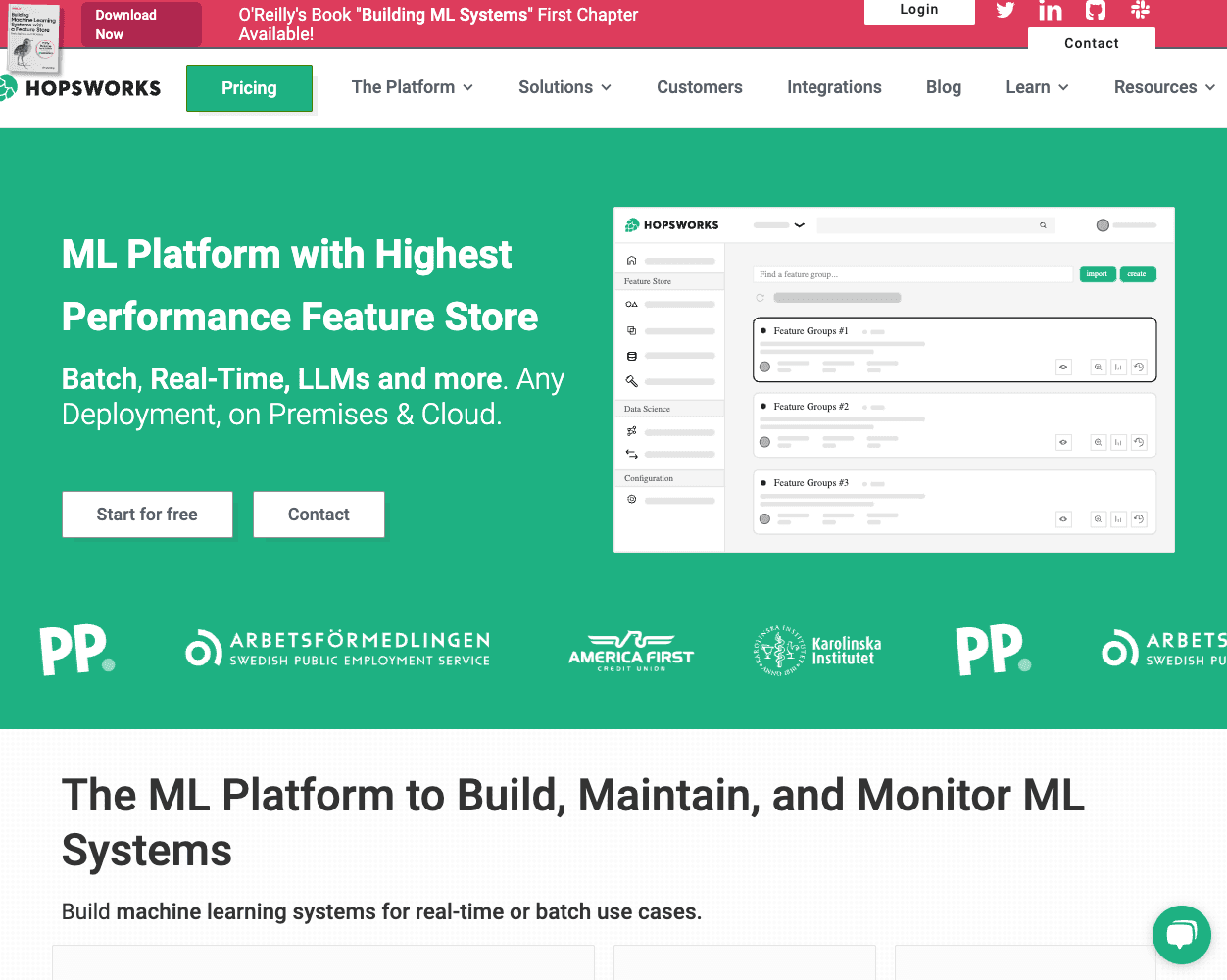 Hopsworks screenshot